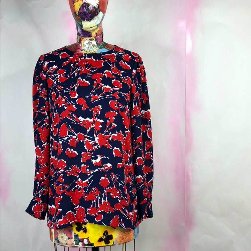 FCUK Tegan French Connection Abstract Poppy Floral
